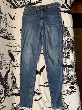 Madewell Classic High Rise Skinny blue Jeans in Medium Blue 27T 27 tall